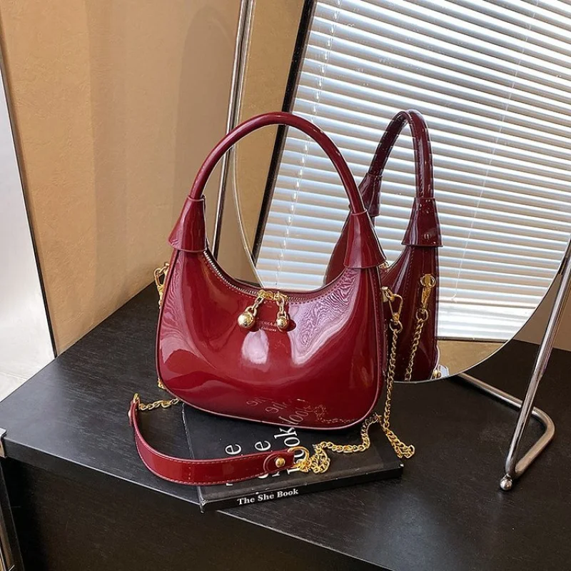 

Fashionable Ladies Crossbody Bag Designer Leather Shoulder Handbag Women's Luxury Brand Purse Stylish Messenger Tote
