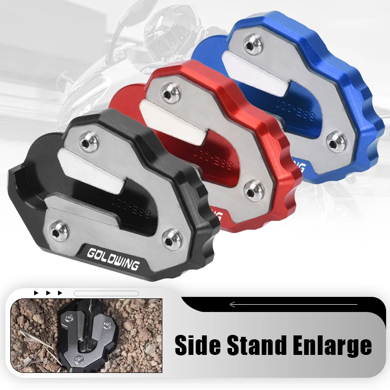 

2026 For Honda Gold Wing 1800 goldwing 1800 GL1800 Side Stand Extension Enlarger Motorcycle Accessories 2018 2019 2020 2021-2025