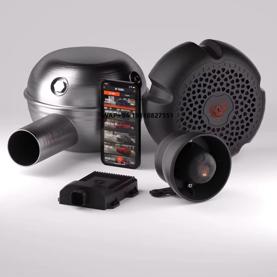

2026 New Design Exhaust System Car Speakers Drums Smartphone Controller THOR PRO Electronic Exhaust Sound System for Universal