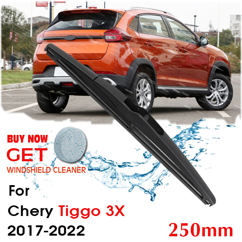 Car Wiper Blade Rear Back Window Windscreen Windshield Wipers For Chery Tiggo 3X Hatchback 250mm 2017-2022 Auto Accessories