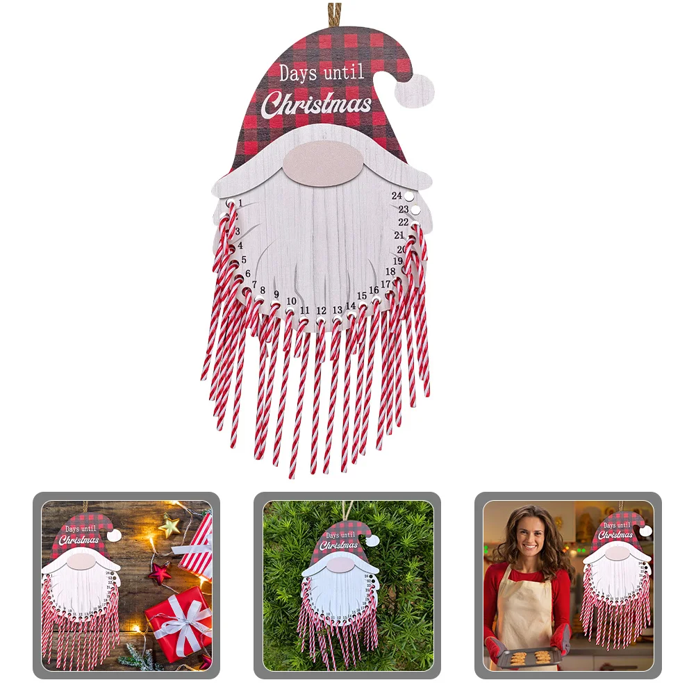

Christmas Decoration Advent Calendar Hanging Santa Claus Wall Calendar Festive Countdown Xmas Party Home Ornament