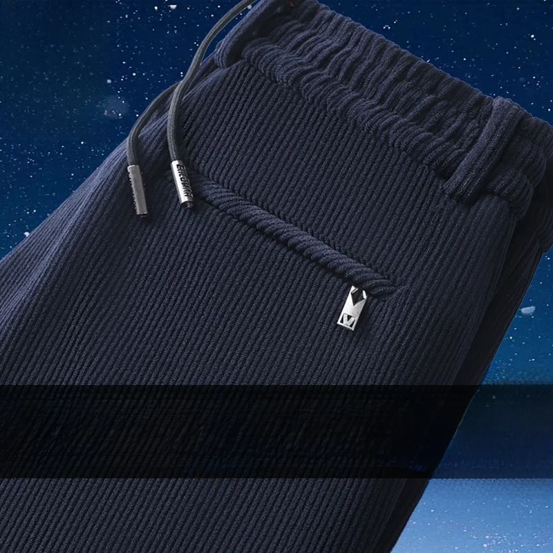 

Мужские утепленные брюки из вельвета для осени и зимы, высококачественные, устойчивые к холоду, повседневные, для молодых мужчин