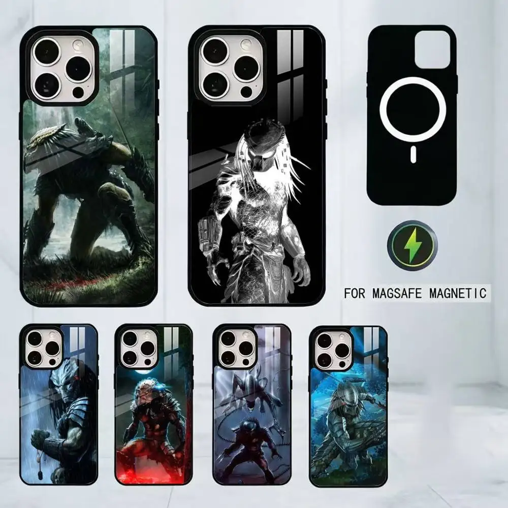

The P-Predator Phone Case For iPhone17,16,15,14,13,12,11 Plus,Pro Magnetic with Magsafe Wireless Charging