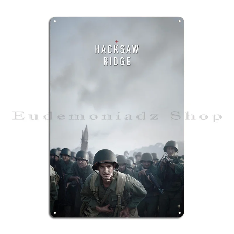 Hacksaw Ridge Poster 01 Metal Sign Living Room Mural Create Printing Cinema Tin Sign Poster