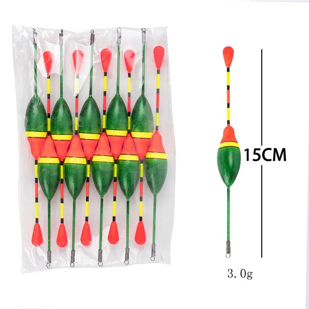 

High Sensitivity Carp Fishing 4.5/3/2.5/1.2/0.8/0.6g Fishing Bobber Stick Light Stick Floats Bobber Stick Fishing Floats Set