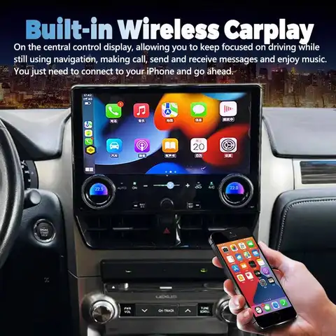 Android 15 Carplay For Lexus GS300 S190 GS350 GS400 GS430 GS450h GS460 GS 300 III 3 350 2004-2011 Car Radio Multimedia Stereo 4G 10 best sales gx460 carplay - №10