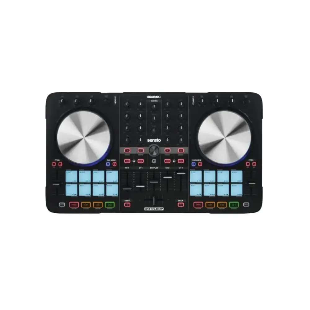 Высокое качество. Новый 4-канальный контроллер Reloop Beatmix 4 MK2 Performance Pad для Serato DJ.