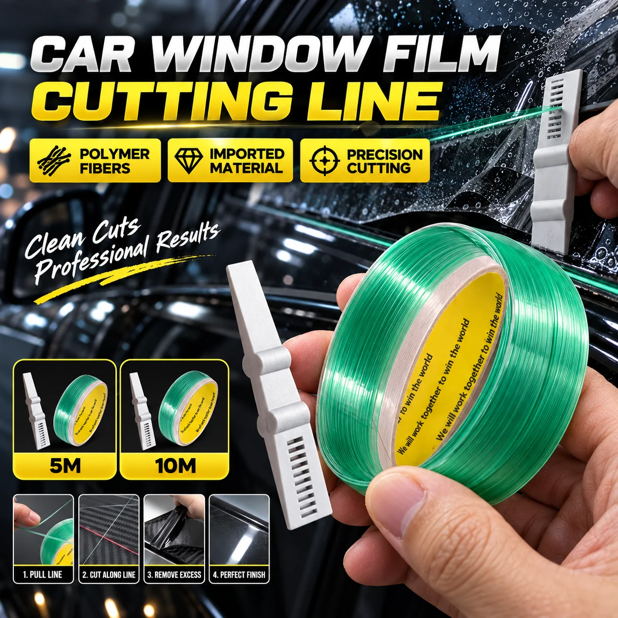 5/10M Vinyl Car Stickers Knifeless Tape Design Line Car Stickers Cutting Tool Car Film Cut Tape Automobile Accessories