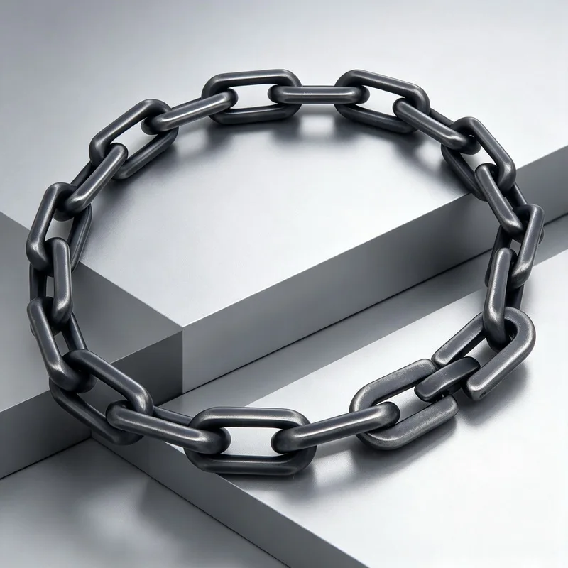 Kalen 8 mm Edelstahl-Armband mit Büroklammerkette für Herren, poliert, matt, ovale Glieder, Armband, Biker-Party-Schmuck, Geschenk für Damen – Detail 10