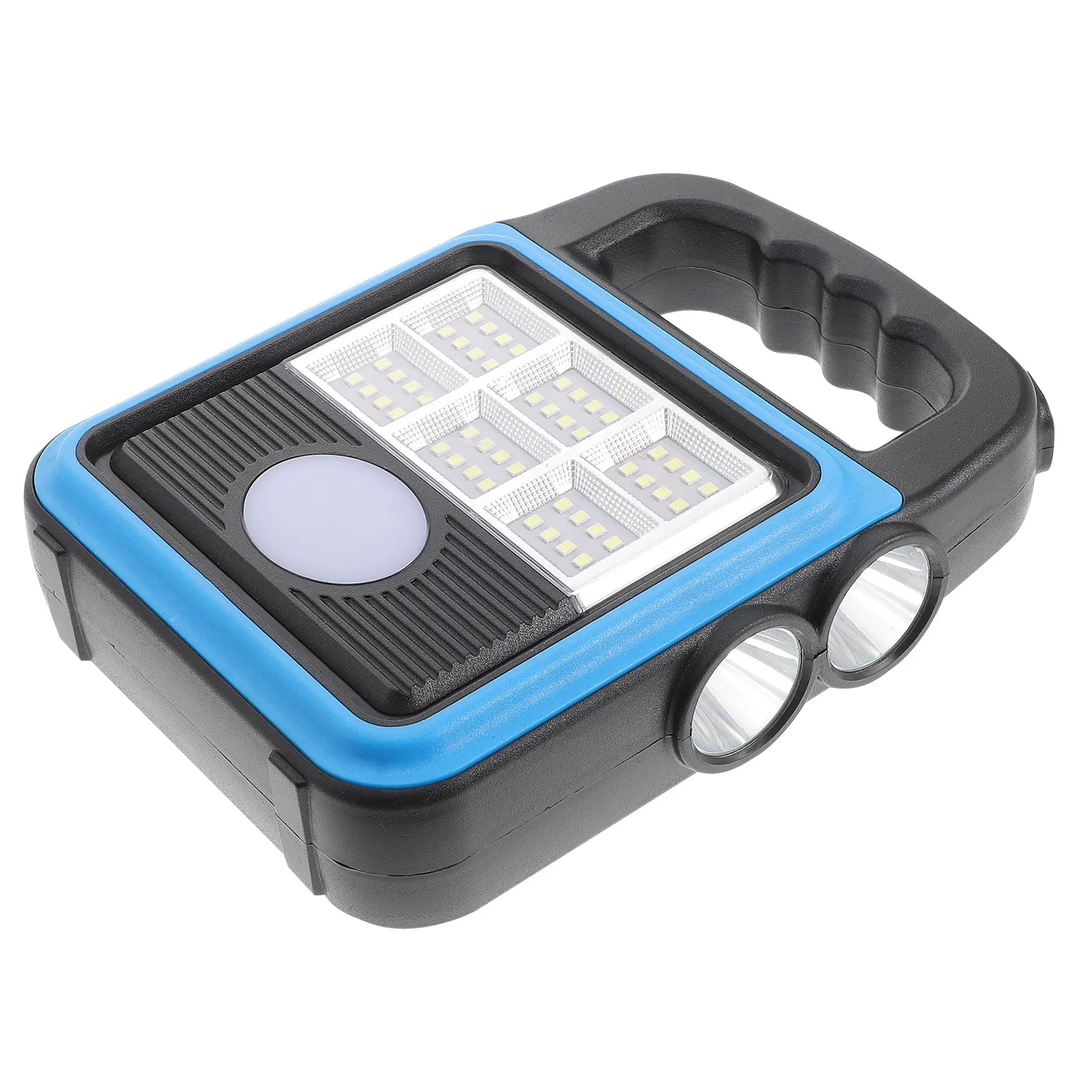 

Solar Projection Lamp Portable Solar Work Light Blue Adjustable Outdoor Camping Lantern LED High Hardness ABS Plastic