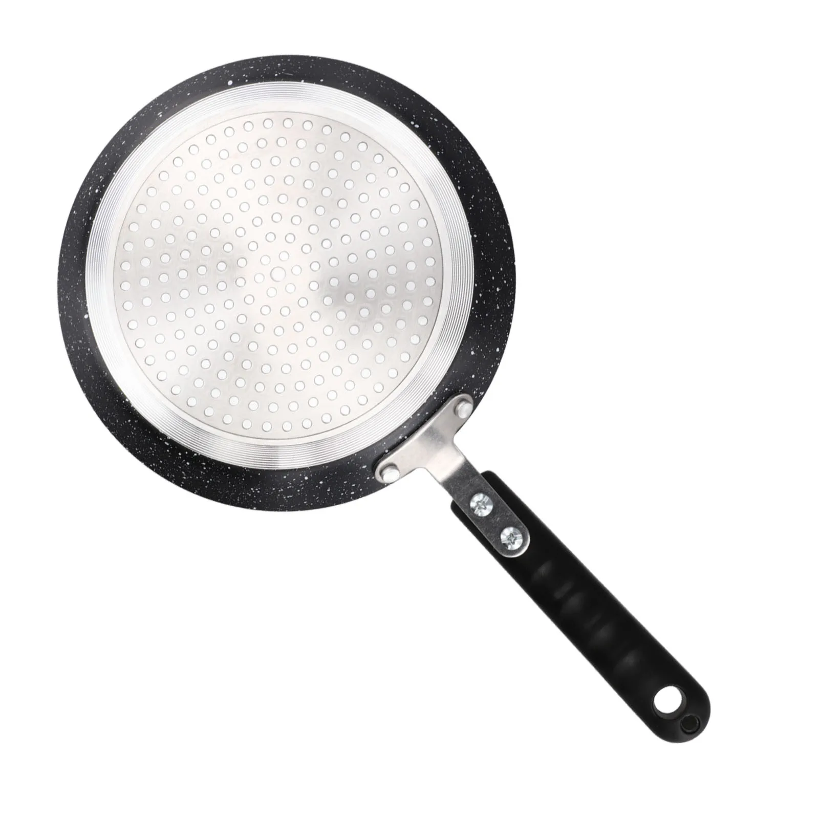Practical New Frying Pan Crepe Pan Gas Hob Handle Home Pancake Reliable Saucepan 34.2*18.2*2.2cm Crepe Electric