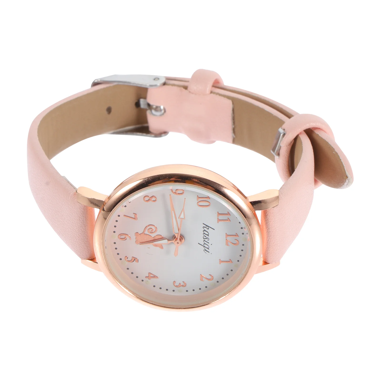 Children Watches Girls Casual Digital Pu for Kids Simple Practical Smooth Texture Comfortable Friendly