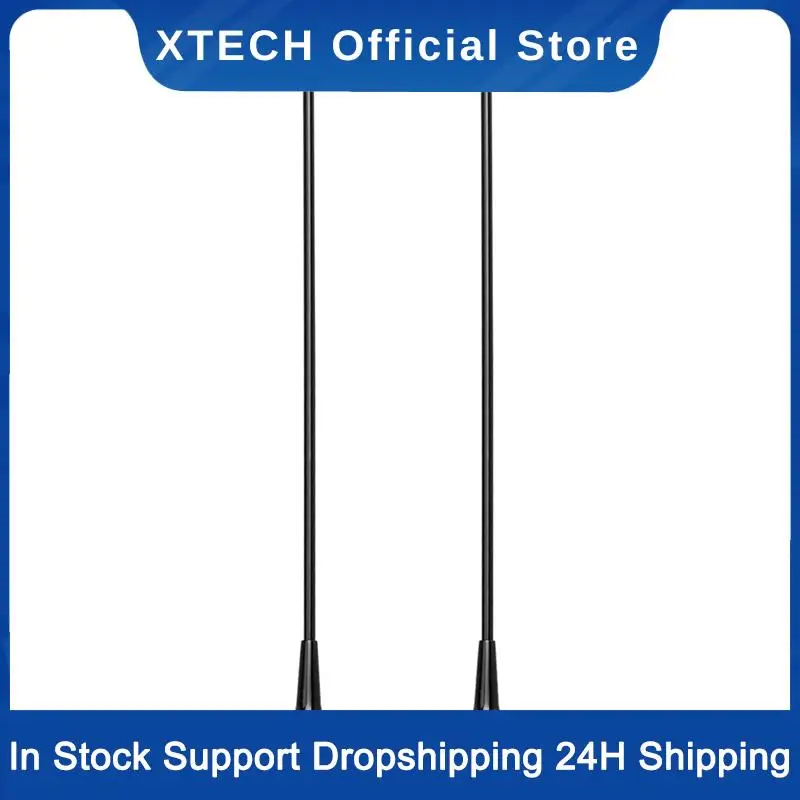 XTECH 2X RHD771 Walkie Talkie Antenna SMA-F Dual Band VHF UHF 144/430 For Two Way Radio Retevis RT7 RT21 RT5 RT5R Baofeng