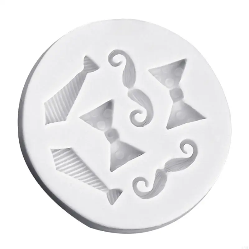 Bolos silicone bigode bowtie