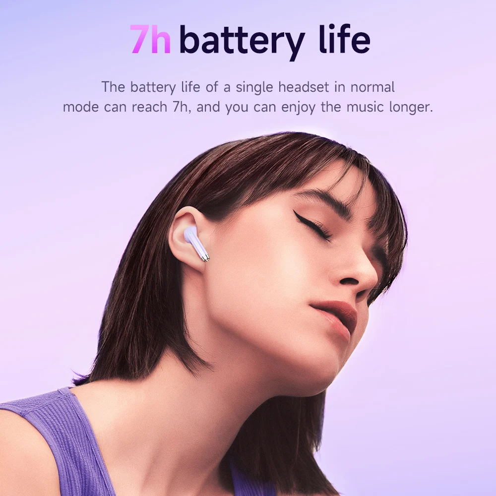 HOCO EQ1 Bluetooth 5.3 Earphone LED Digital Power Display Charging Case Touch Control Music Wireless Earbuds Sports Headset