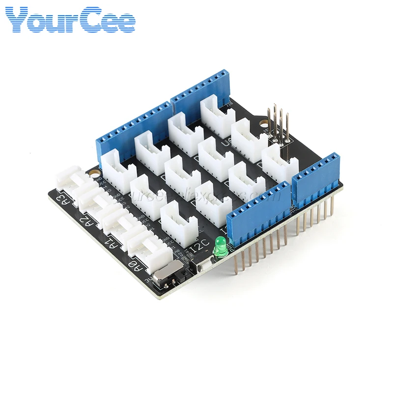 Grove Base Shield V2.0 for Arduino r3 Sensor IO Development Demo Expansion Board Module IIC I2C UART Grove Interface