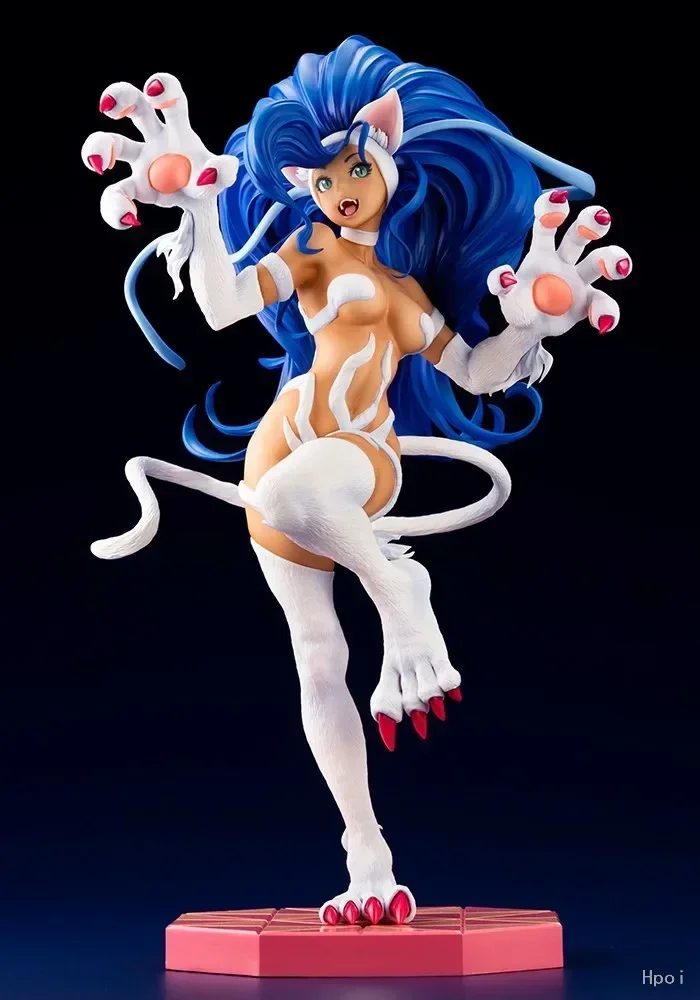 Darkstalkers Lilith Action Figurine, Modelo do Dia das Bruxas, Anime Coleção Toy, PVC Estátua, Brinquedo do Dia das Bruxas, Morrigan Aensland, Felicia