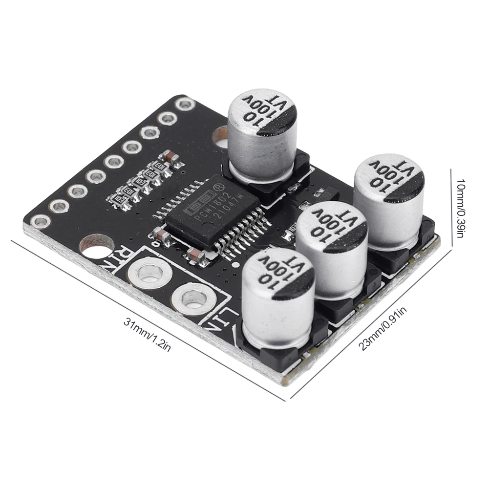 PCM1802 Audio Stereo ADC Single-Ended Analog-Input Decoder Digital PCM AV Amplifier Player Board 96kHz 24bit Amplifier Board