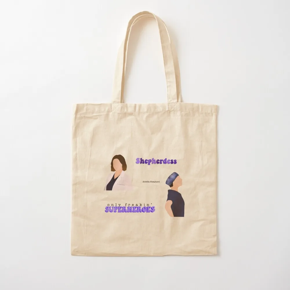 

Amelia Shepherd sticker pack Tote Bag reusable shopping bag shopping bags foldable sacs de shopping