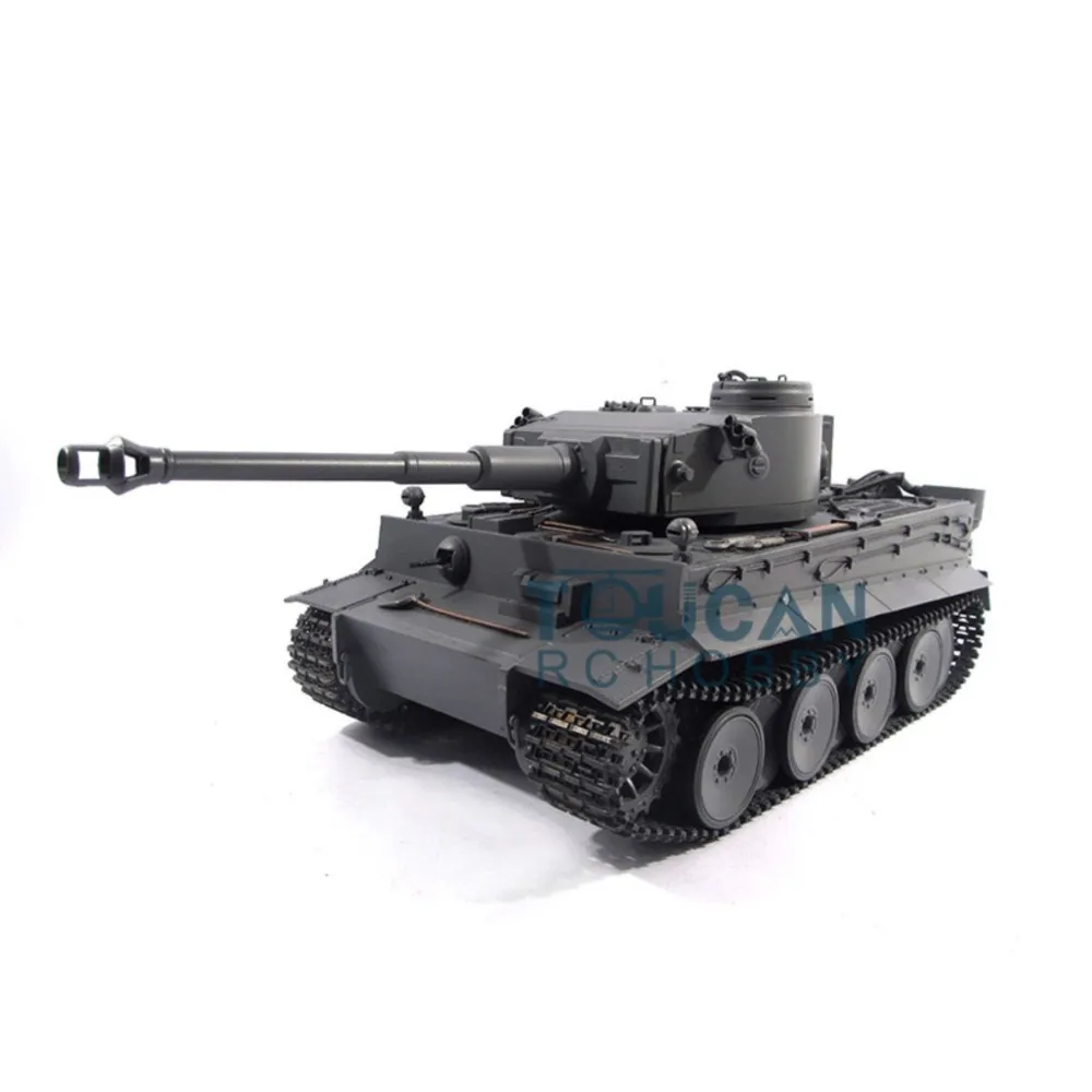 Mato KIT RC Panzer im Maßstab 1:16, grauer deutscher Tiger I BB Shooting 1220 RC-Modell als Geschenk TH00650-SMT8