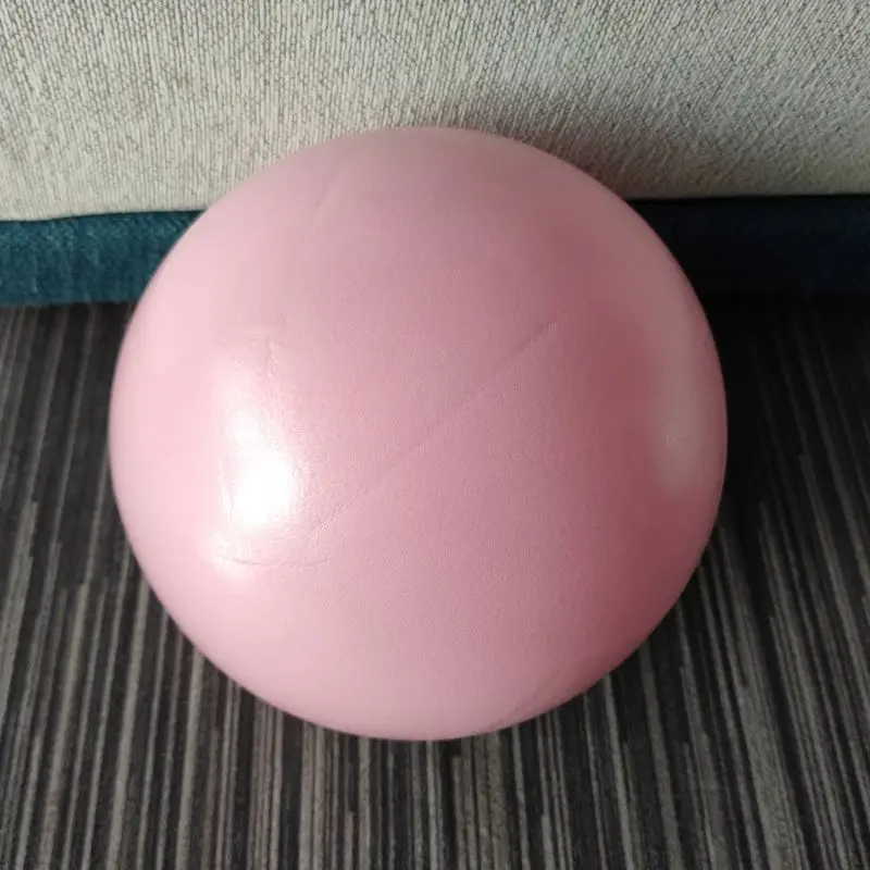 Custom Logo 25cm  Gym Pilates Ball Home Studio Fitness Exercise Balance Yoga Ball Made of Rubber Silicone