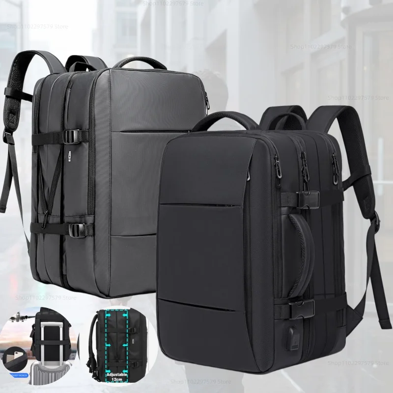 

Men's luxury designer backpack expandable men's commercial laptop backpack hiking travel bag large capacity waterproof backpack