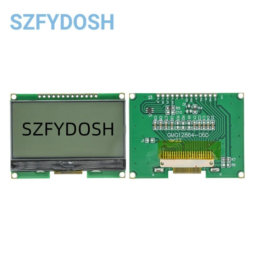 Lcd12864 12864-06D 12864 Lcd Module Cog Met Chinese Lettertype Dot Matrix Scherm Spi Interface Voor Aduino Stm Raspberry Pi