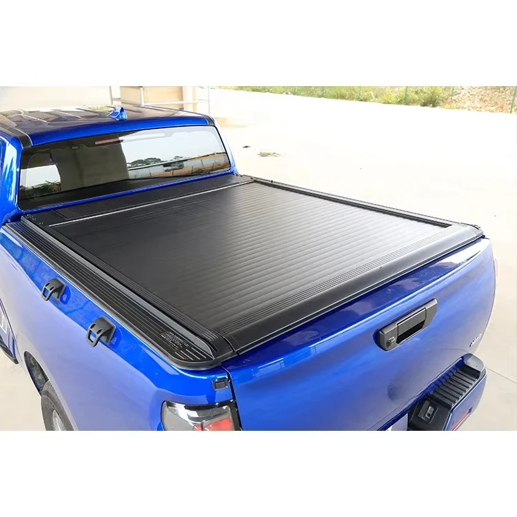 Aluminum Alloy Hard Retractable Roller Shutter Cover Electric Remote-Controlled Tonneau Cover for Pickup GWM Pao Poer Cannon