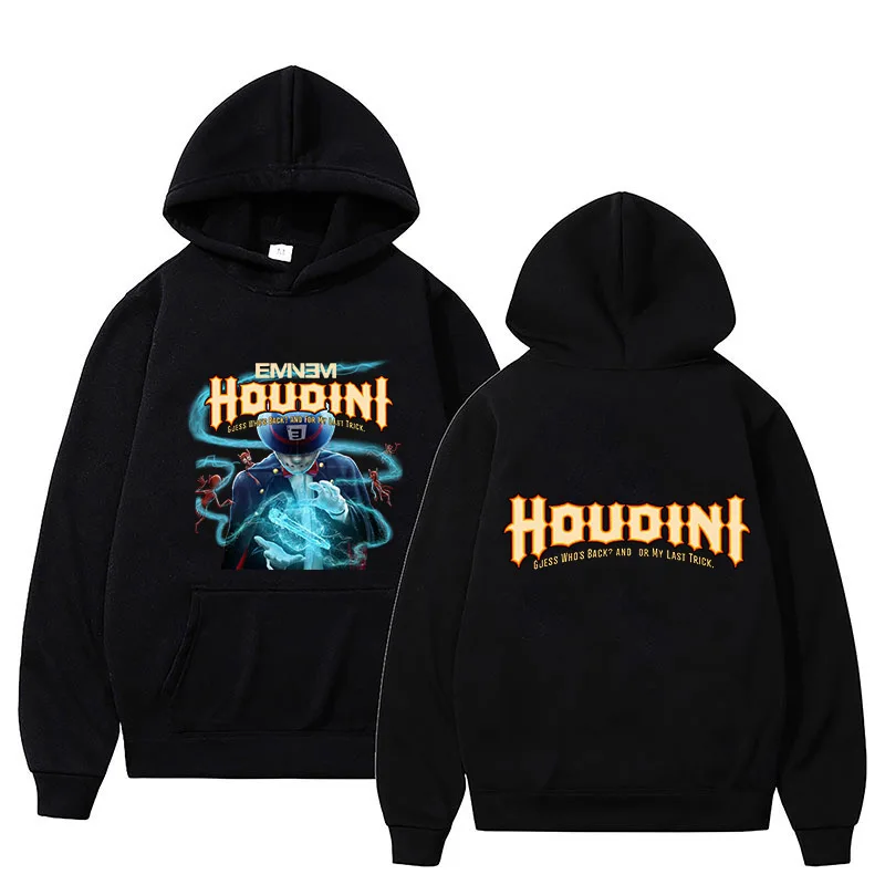 

Eminem New Song Houdini Hoodies Hip Hop Sweatshirts Long Sleeve Men/Women Hooded Pullovers Winter Clothes Harajuku Streetwear