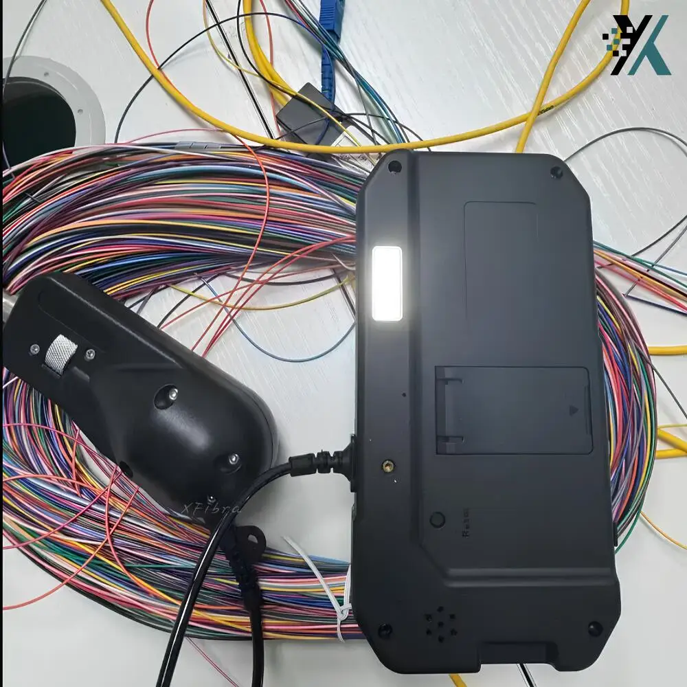 A-600V Fiber Optic End Face Detector Fiber Microscope Inspection Scope Optical Fiber Endface Inspection Cleaning Tool
