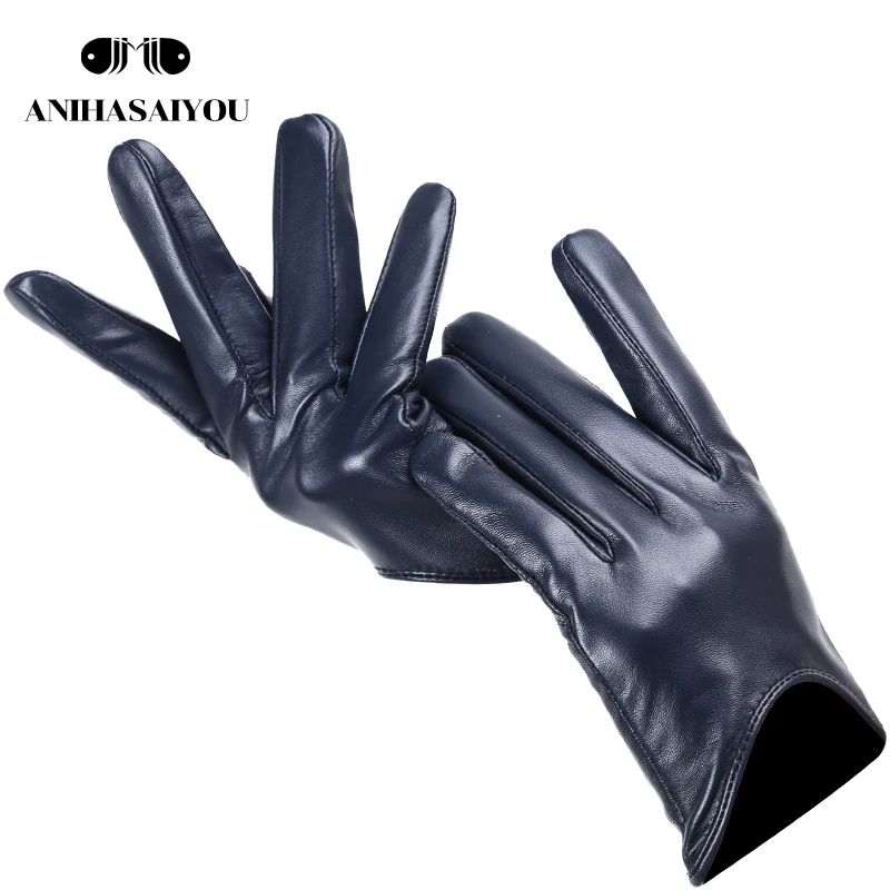 Fashion sheepskin women's gloves,drive women's leather gloves,thin touch gloves,Keep warm women's winter gloves -2001