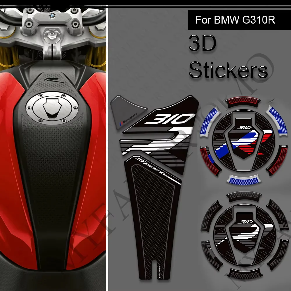 

For BMW G310R G 310 R G310 Stickers Decals Protector Tank Pad Side Grips Gas Fuel Oil Kit Knee Fairing Fender 2021 - 2024 2025