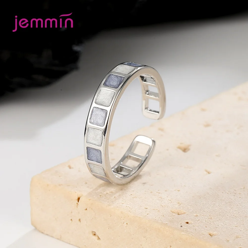 

Натуральное кольцо из стерлингового серебра 925 пробы свободного размера, открывающееся кольцо на палец для женщин и девочек, свадебная вечеринка, изысканный серебряный ювелирный аксессуар