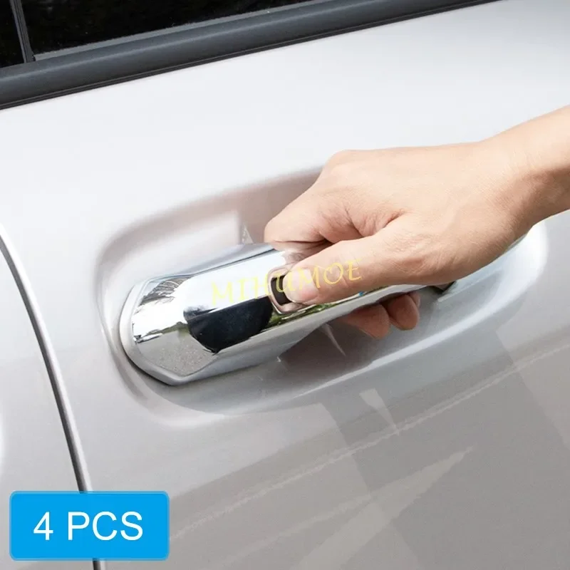 

Для Toyota Sienna 2021 2022 2023 2024, хромированная дверная ручка, защитная полоса, аксессуары с ключом