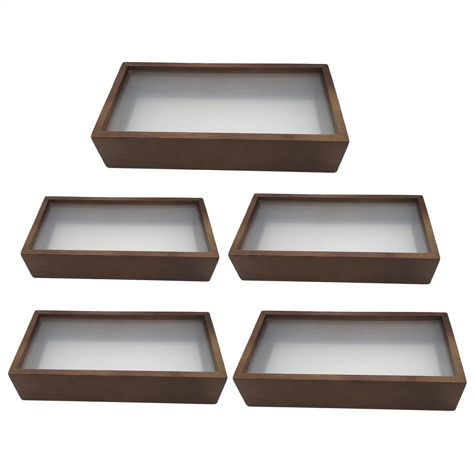 Wooden Shadow Box Frame Display Case, Keepsake