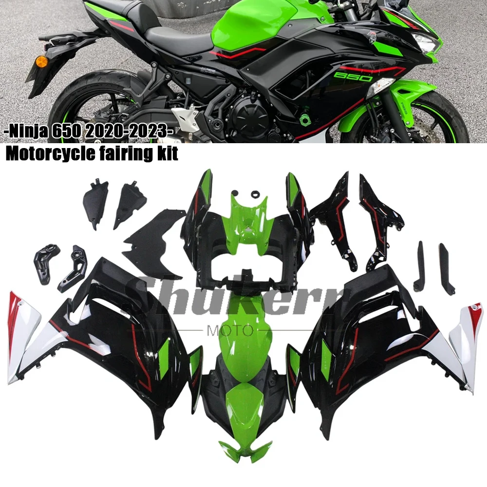 Fit for Kawasaki Ninja 650 Er-6F 2020 2021 2022 2023 New Abs Motorcycle Plastics Fairing Kit Injection Mold Bodywork Panel Kit