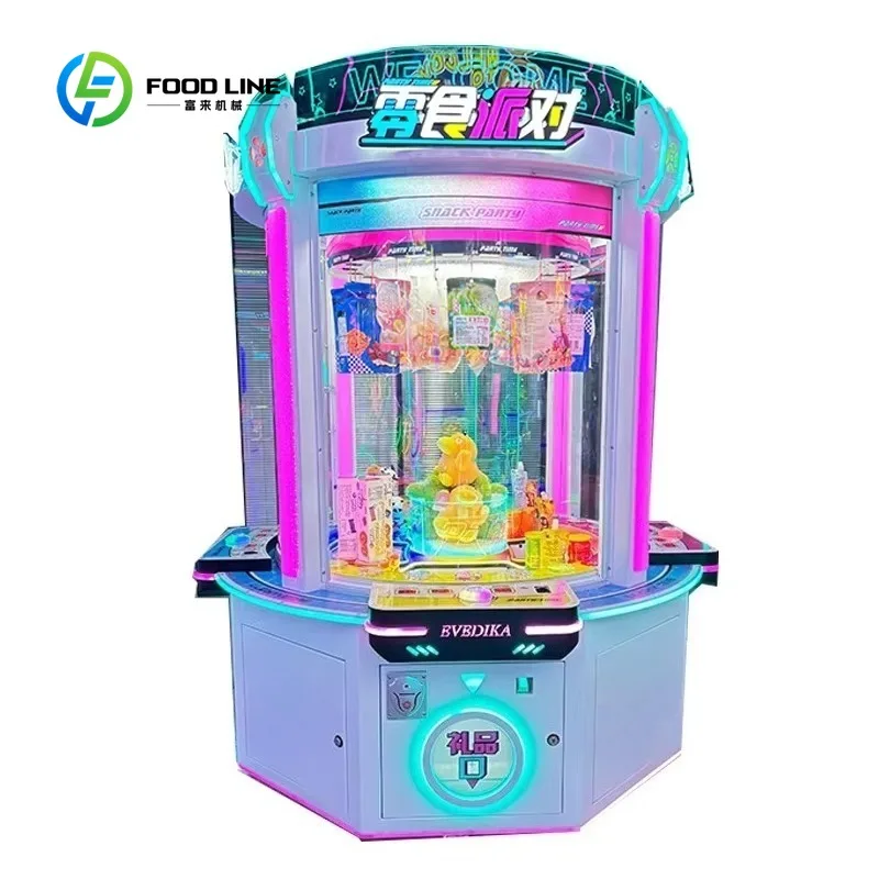 Custom Coin Operated Doll Machine Casual Party Arcade Gift Pendant Prize Vending Machine for Indoor Amusement Room Entertainment