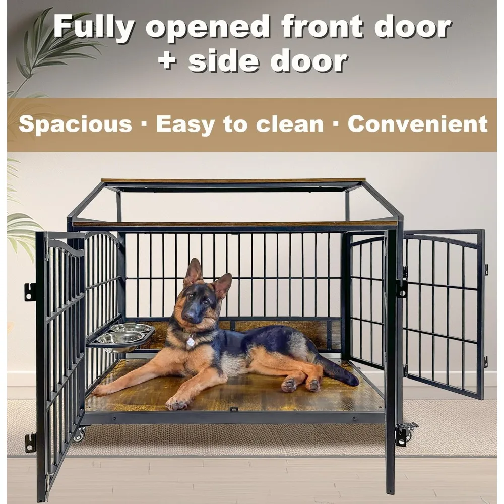 XXL Wooden Dog Crate Furniture 4