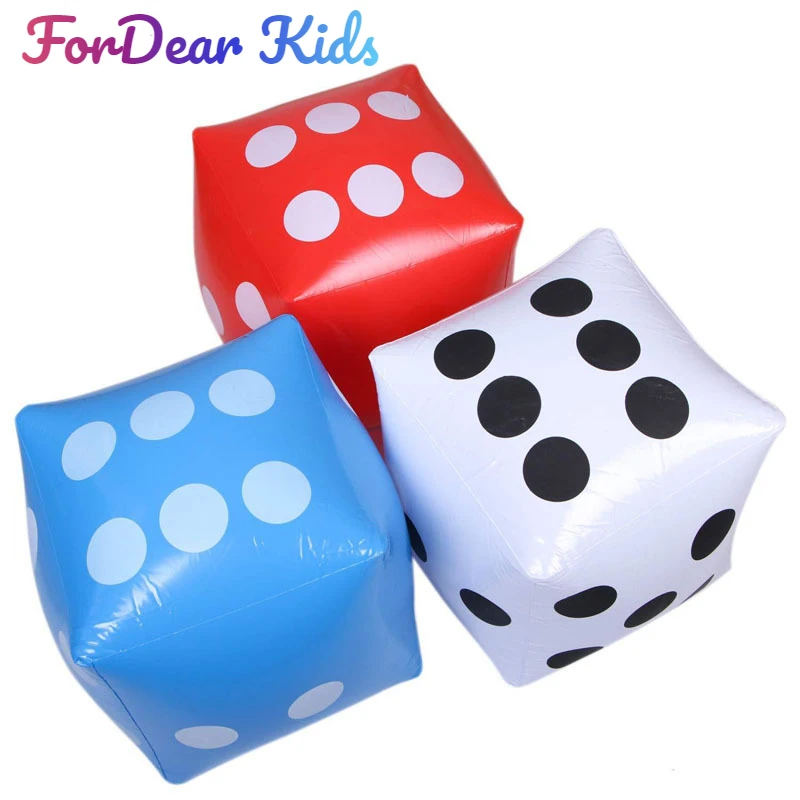 30cm Giant Inflatable Dice Beach Garden Party Game Outdoor Children Kid Toy New High Quality Activity Atmosphere Toys