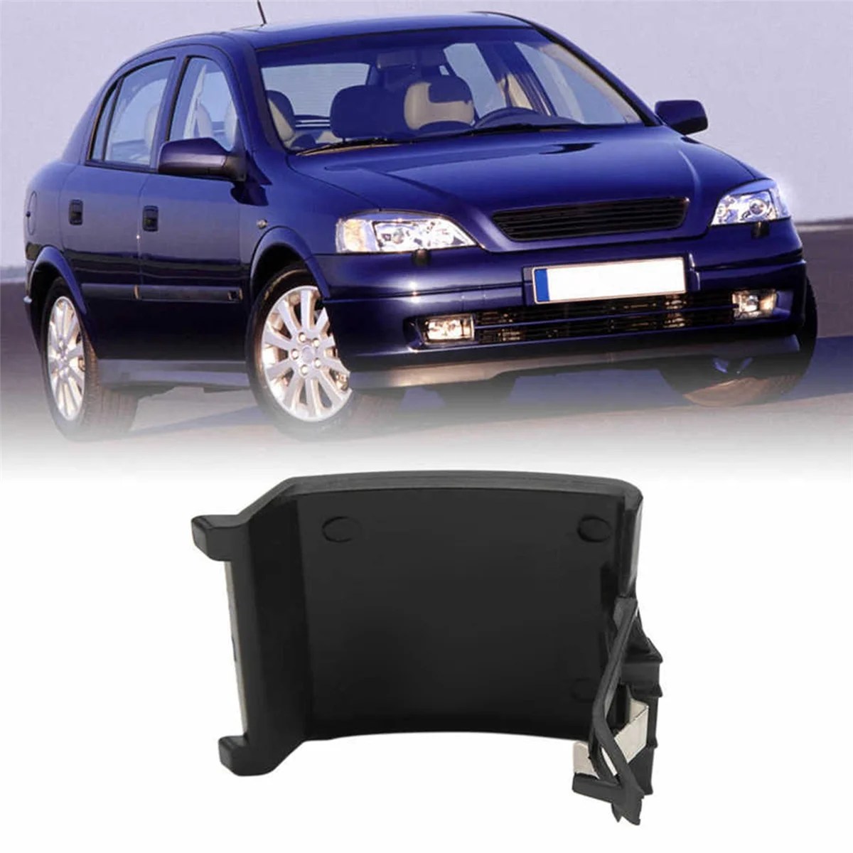 Front Bumper Tow Cap 90559482 Black Towing Hook Eye Hole Cover Flap for Opel G All Model Front Tow Hook