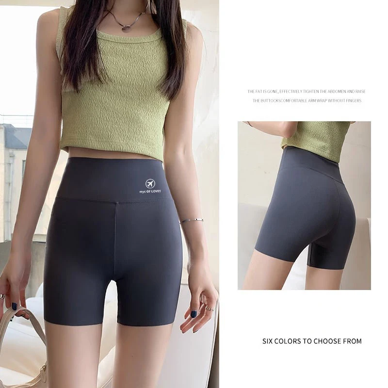 Haai Broek, Zomer Slim Fit Buik Strakker En Heup Lifting Veiligheidsbroek Anti Glare Driepunts Onderkant Veiligheidsshort