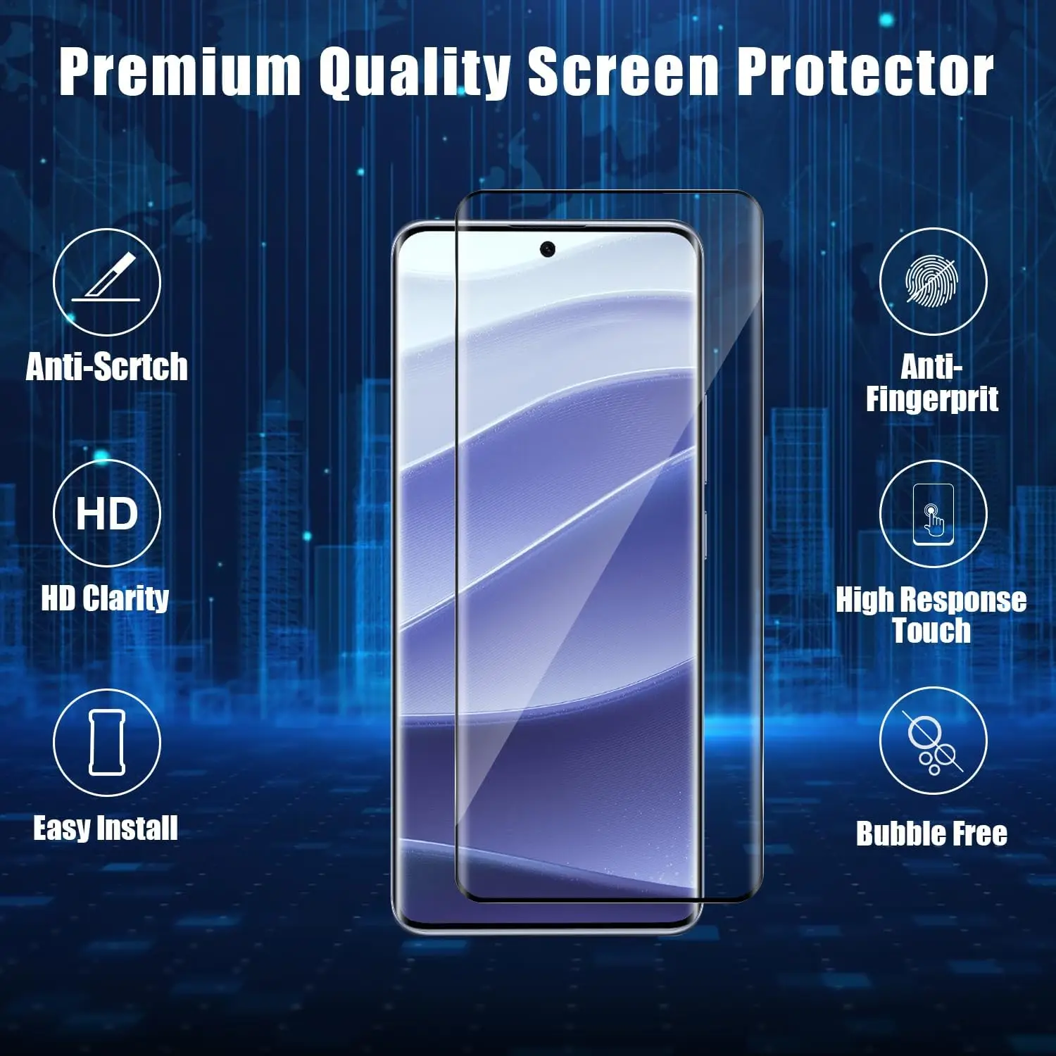 1/4Pcs 3D Tempered Glass For Xiaomi POCO X7 Screen Protector Glass Film