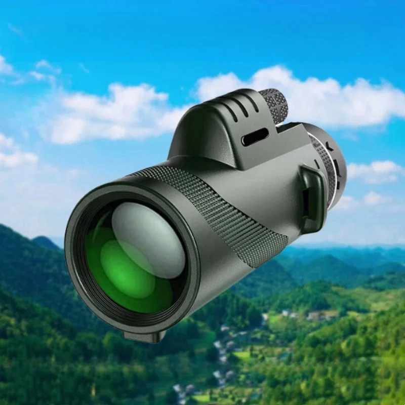 

Monocular Telescope 80x100 High-definition Powerful Portable Binoculars Remote Telescope Hunting Camping Outdoor Camping Travel