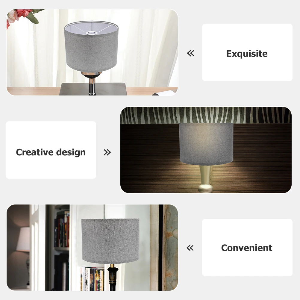 Dismountable Wall Lamp Cover Lampshade Table Lamp Shade Ceiling Lamp Shade Fabric Lampshade Simple Light CoverDecoration