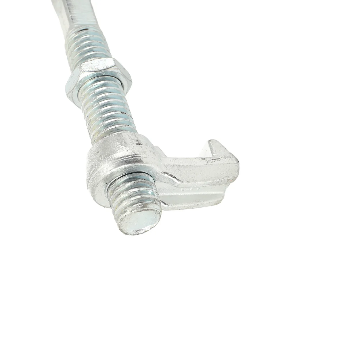 Confezione da 4 morsetti per il fissaggio di ponti su container, 280 mm/380 mm, per il collegamento di supporti per ponti su container da 20/40 piedi, morsetto zincato, morsetto a vite.
