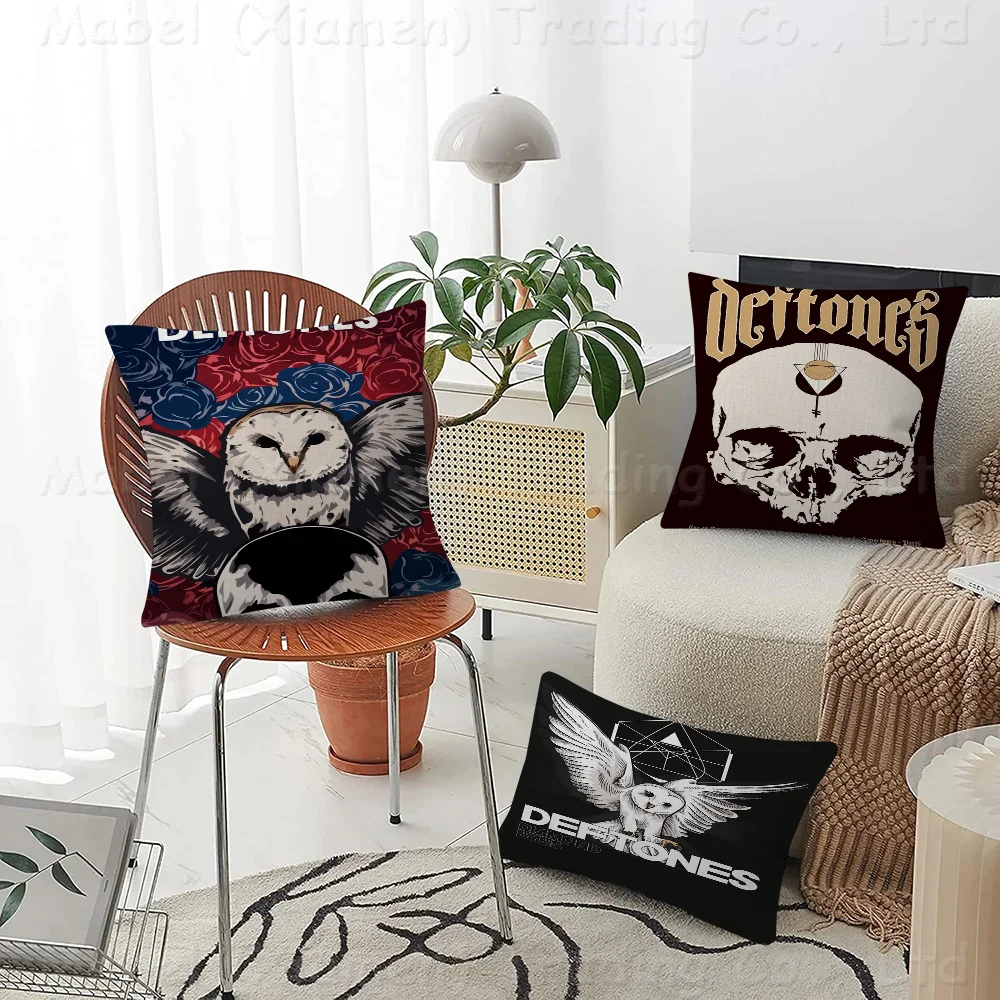 Deftones Music Band Personalized Pillow Dust Cover Bedroom Kids Party Decoration Pillowcase Birthday Children Gift