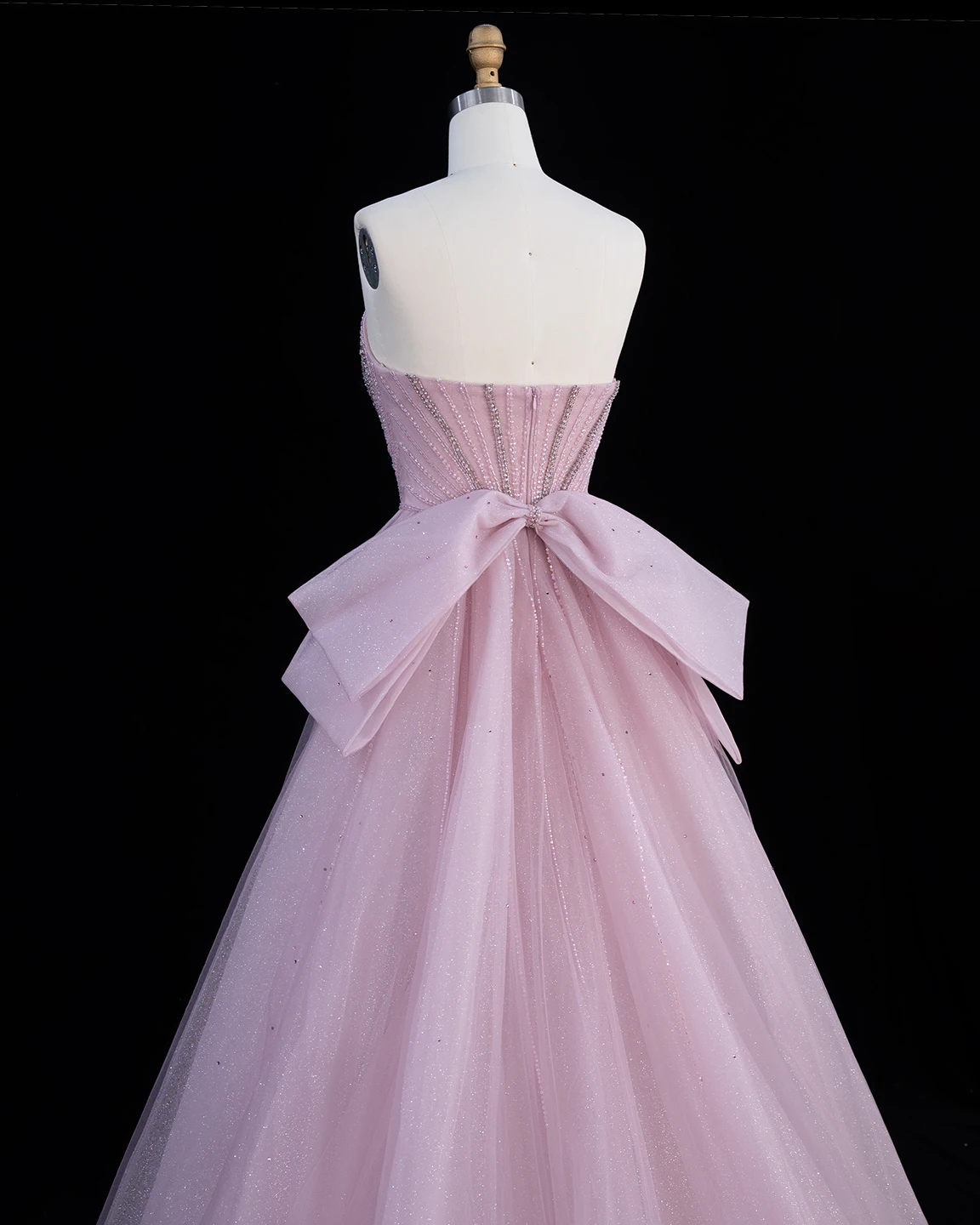 Sharon Said Abendkleid Luxus Meerjungfrau Sweetheart Tüll Perlen Kristalle Dubai Formelles Party-Hochzeitsgast-Kleid SS068 Maßanfertigung – Detail 9