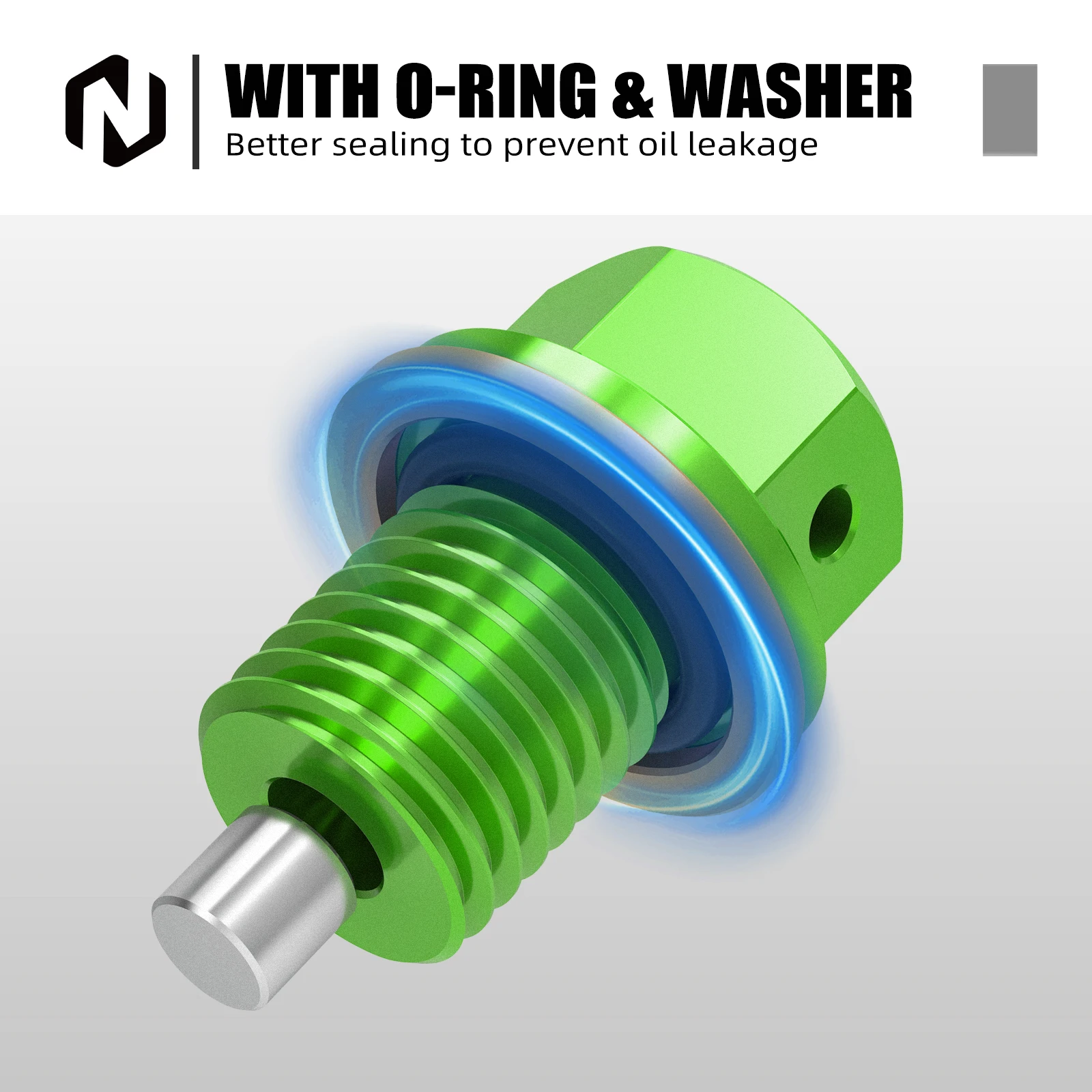 NICECNC Magnetic Oil Drain Plug Bolt For Kawasaki Z1000 Z650 Z250 Z750 Z800 ER4N ER6N ER6F ZR750 ZX6R 7R 10R ZX11 12R 14R KLX125