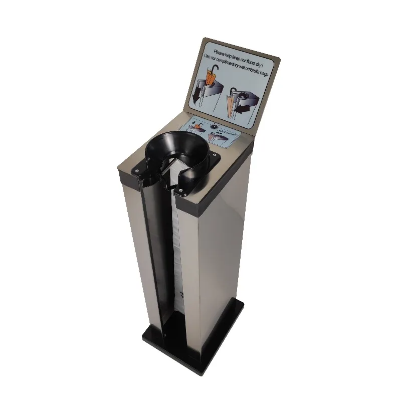 Hotel wet umbrella cover distributor umbrella packaging machine