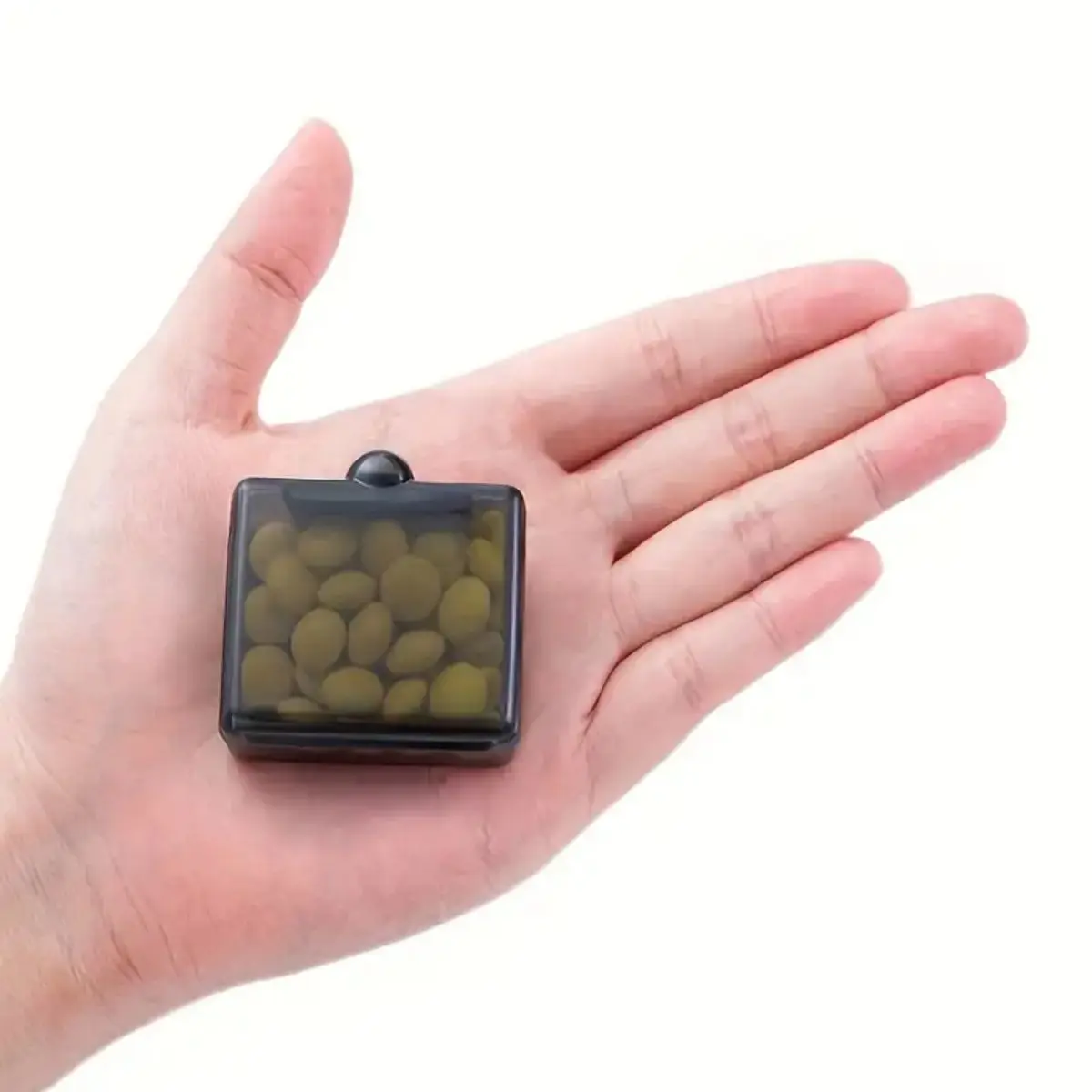 【Hot sales】3pcsSmall pill box, mini transparent plastic pill box, easy to carry, compact, easy to carry